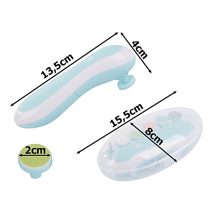 Electric nail clipper for babies children adults case