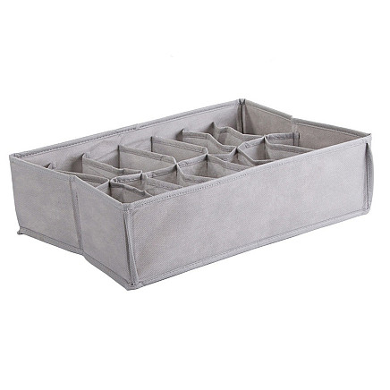Underwear organiser socks drawer wardrobe 14 compartment bin