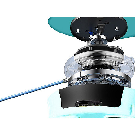 Interactive skipping rope with remote control for counting rotations