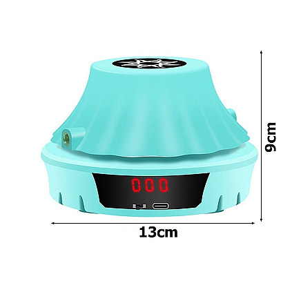 Interactive skipping rope with remote control for counting rotations