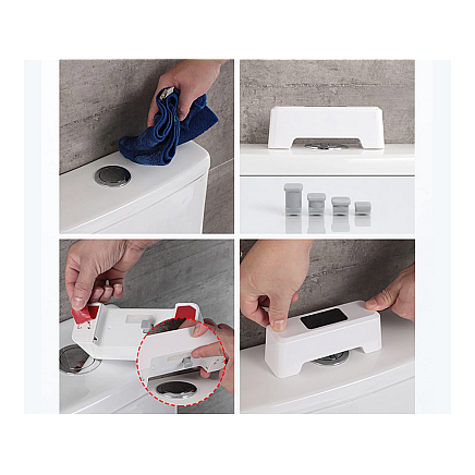 Automātiska bezkontakta tualetes poda skalošana ar kustības sensoru, 5x15 cm, Dažādas krāsas