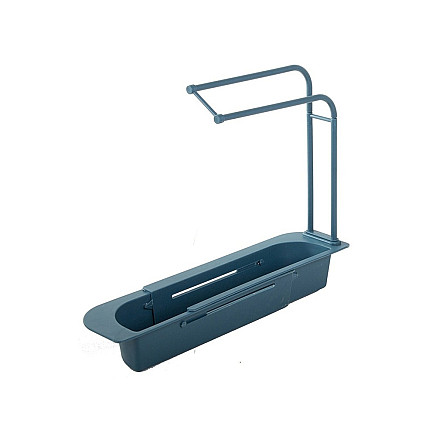 Kitchen utensil holder sink organiser shelf folding drainer