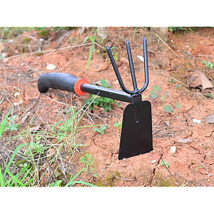 Garden hoe two-sided shovel claw rake hand digger for plants