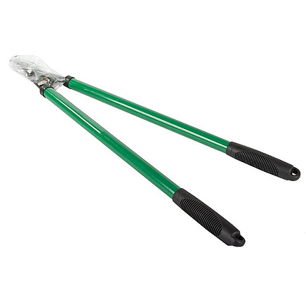 Hand pruner for shrub branches long anvil pruner