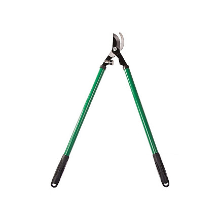 Hand pruner for shrub branches long anvil pruner