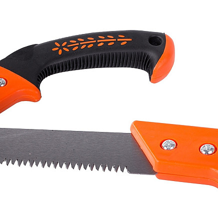 Garden branch-cutting saw hand for wood case belt pouch