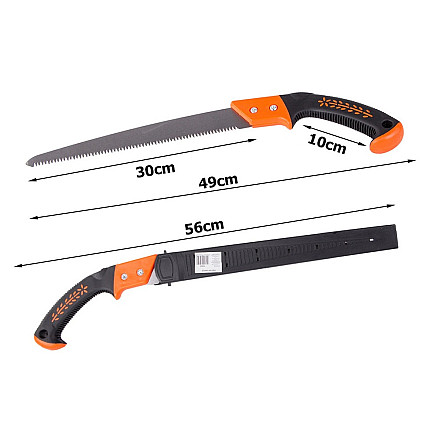 Garden branch-cutting saw hand for wood case belt pouch