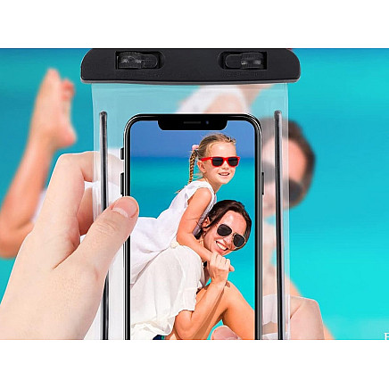 Ūdensnecaurlaidīgs telefona futrālis 6.5 collas