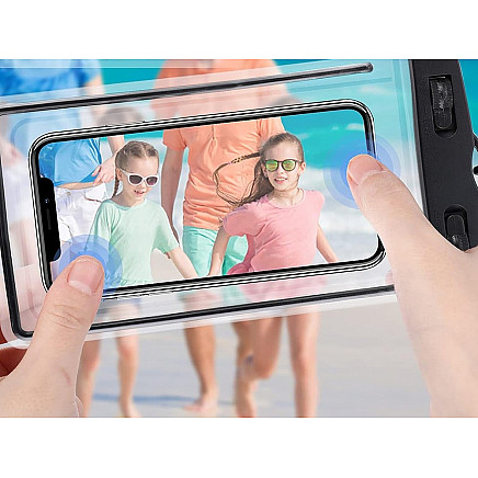 Ūdensnecaurlaidīgs telefona futrālis 6.5 collas