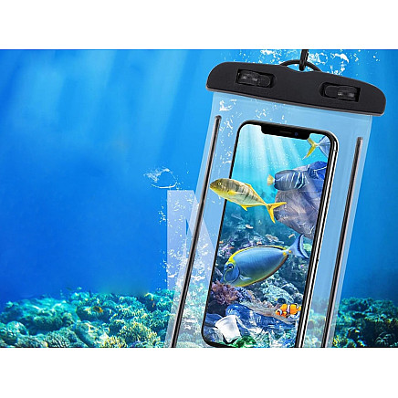 Ūdensnecaurlaidīgs telefona futrālis 6.5 collas