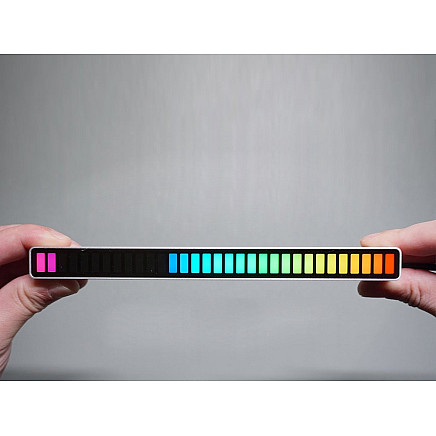 Usb leds sound response multicolour neon rgb led strip blinks 18 modes