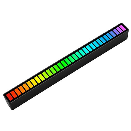 Usb led sound response multicolour neon strip rgb led blinking battery