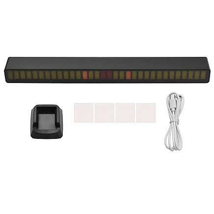 Usb led sound response multicolour neon strip rgb led blinking battery