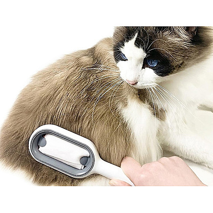 3-in-1 silikona ķemme mājdzīvniekiem - 5907451357699 3-in-1 silikona ķemme mājdzīvniekiem