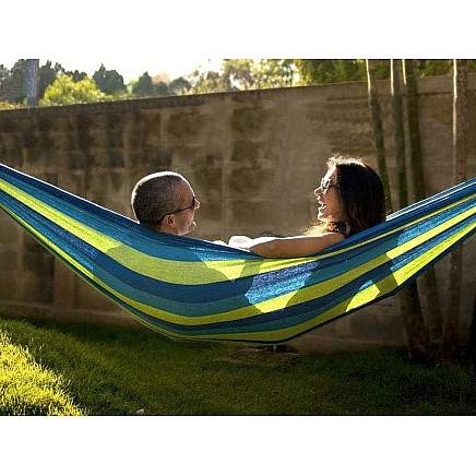 Brazilian two-bed hammak with cushion xxl large 200kg 260x150 cover