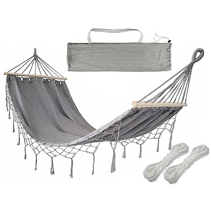 Garden hammock hanging swing rocker xl large cover with ropes headband