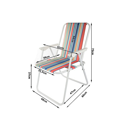 Folding garden hiking chair beach lightweight camping chair for tents