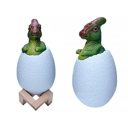 Dinosaur night light triceratops egg rgb led glowing egg for kids