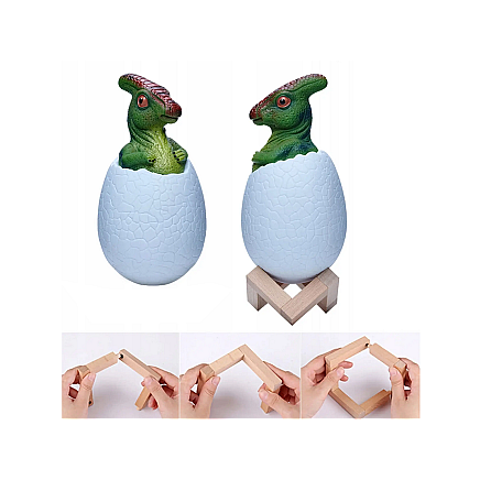 Dinosaur night light triceratops egg rgb led glowing egg for kids