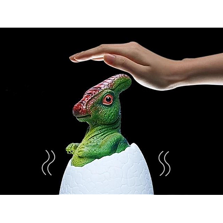 Dinosaur night light triceratops egg rgb led glowing egg for kids