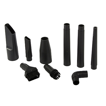 Rokas vertikālais putekļsūcējs 800W ar 6 uzgaļiem, bez maisiņa, vada filtrs