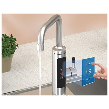Electric instantaneous water heater tap lcd kitchen faucet 3000w