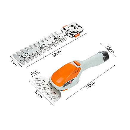 Cordless grass trimmer shrub shears hedge trimmer 2in1