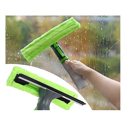 Window cleaner 3in1 window cleaner mirrors squeegee washer microfibre