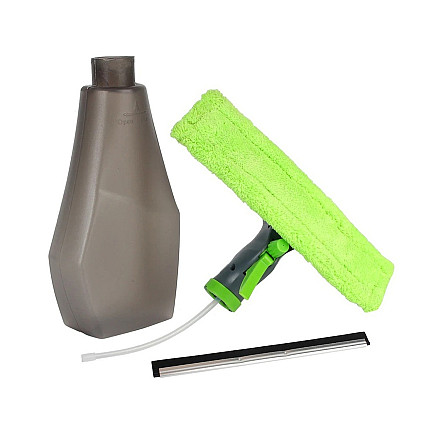 Window cleaner 3in1 window cleaner mirrors squeegee washer microfibre