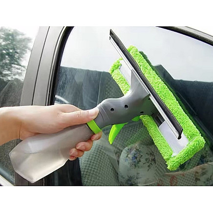 Window cleaner 3in1 window cleaner mirrors squeegee washer microfibre