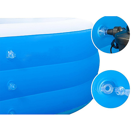 Inflatable pool large rectangular garden family inflatable pool for children