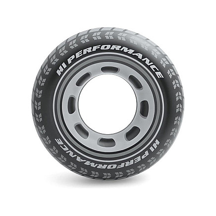 Large 70cm inflatable wheel for an adult child to swim in the pool water