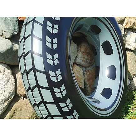 Small 50cm inflatable wheel for baby to swim in pool water