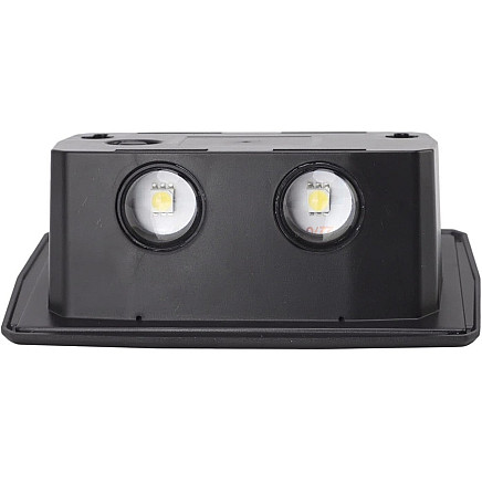 Solar led façade lamp with dusk sensor wall-mounted wall lamp