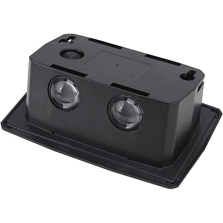 Solar led façade lamp with dusk sensor wall-mounted wall lamp