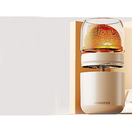 Ultraskaņas gaisa mitrinātājs ar LED apgaismojumu un aromterapiju, 300ml