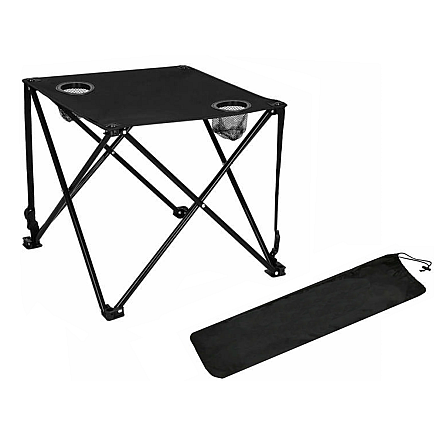 Small folding fishing table for a balcony for camping under a tent