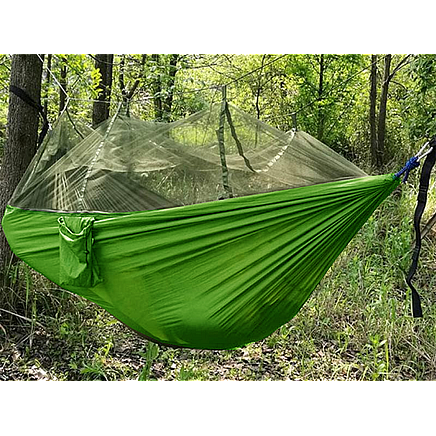 Hammock with mosquito net tourist camping hanging ropes bag lightweight cover