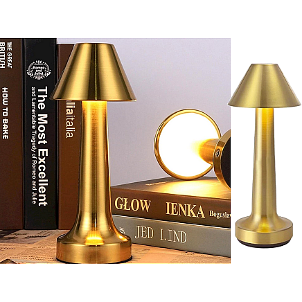 Bedroom table night light touch lamp 3 step wireless