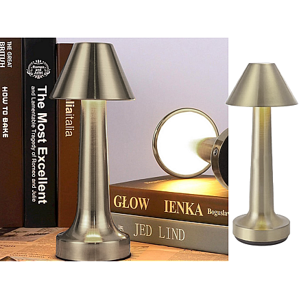 Bedroom table night light touch lamp 3 step wireless