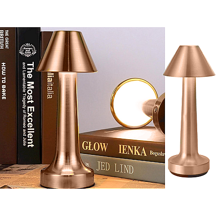 Bedroom table night light touch lamp 3 step wireless