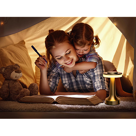 Night light table touch lamp 3 step bedroom lamp wireless