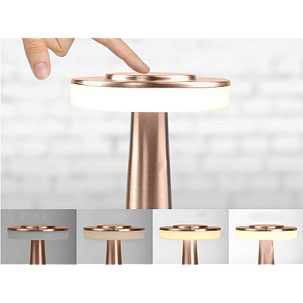 Night light table touch lamp 3 step bedroom lamp wireless