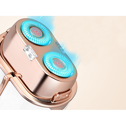 Sieviešu USB epilators ar LED apgaismojumu
