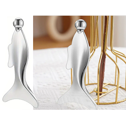 Metal massager plate body ball cold stainless steel