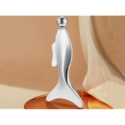 Metal massager plate body ball cold stainless steel