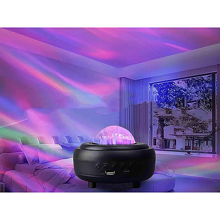 Led night light star projector aurora sky projector bluetooth speaker