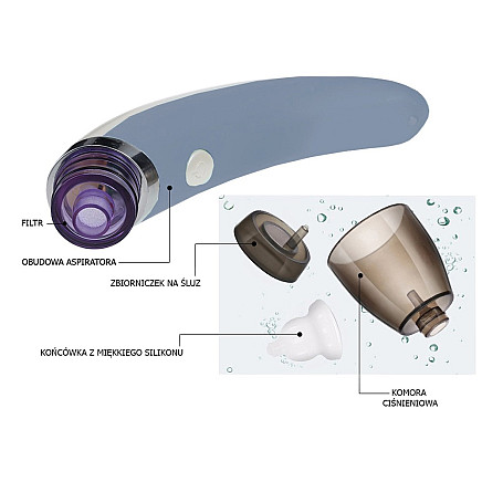Electric nasal aspirator electric nasal aspirator for children filter control