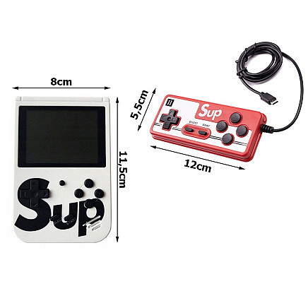 Retro mini portable console 400 games 3.0 tv game box games remote control pad