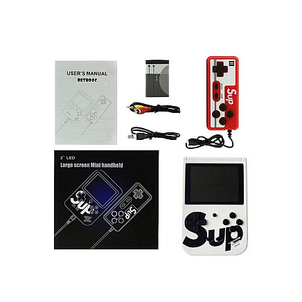 Retro mini portable console 400 games 3.0 tv game box games remote control pad